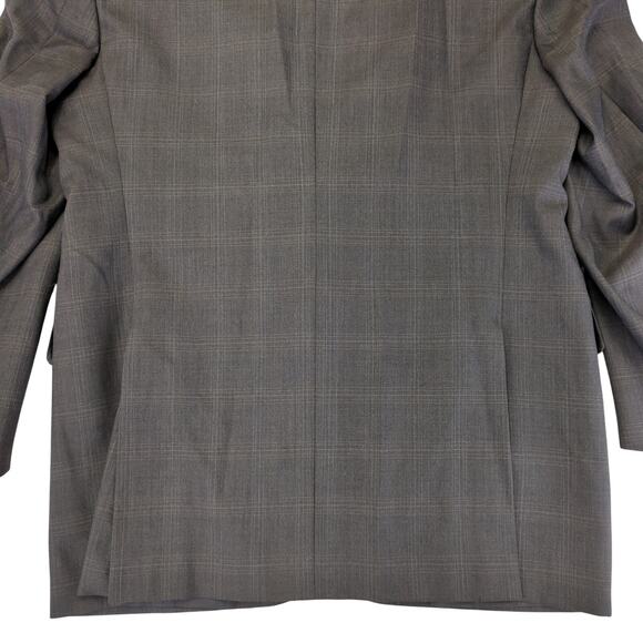 Burberry Gray Plaid Blazer - Picture 6 of 10